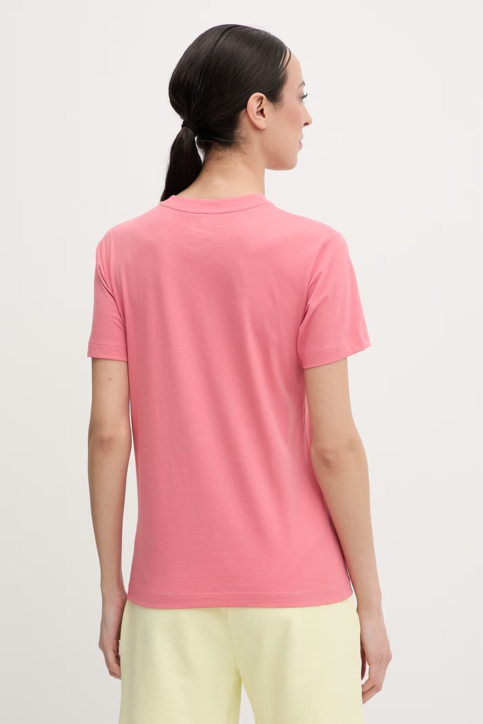 Odzież Jack Wolfskin t-shirt damski bawełniany Essential A65757 różowy