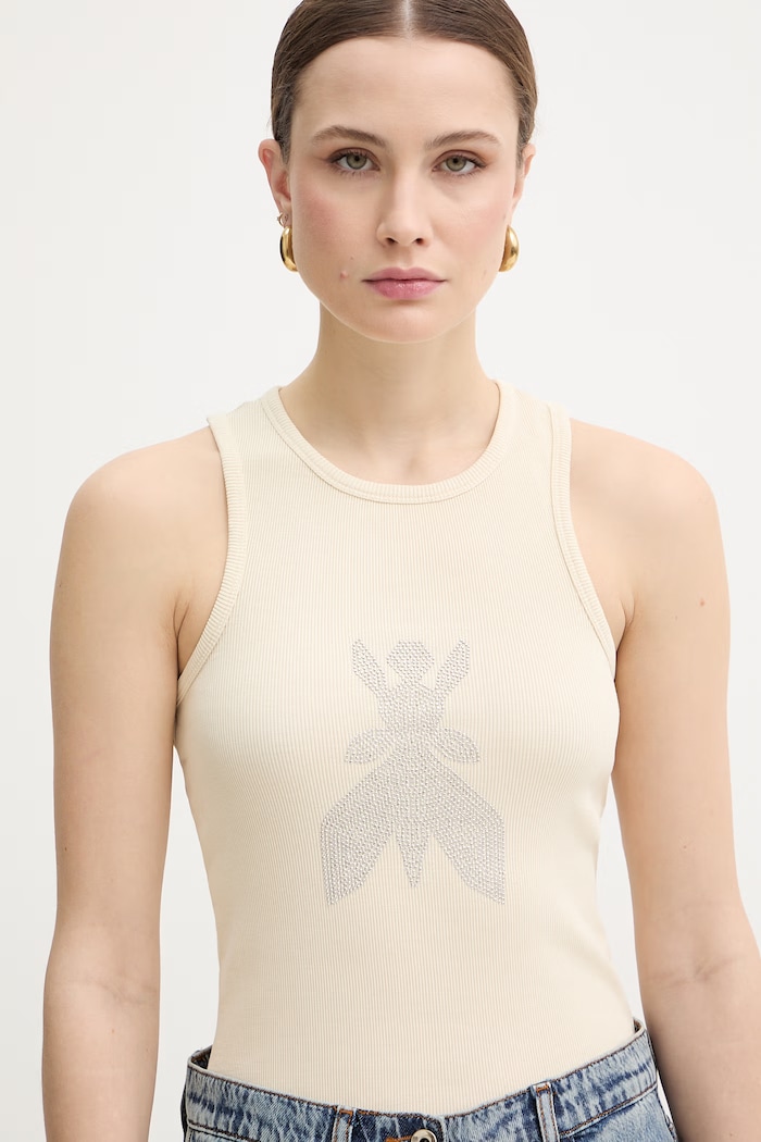 Patrizia Pepe top beżowy 8M1768.J373