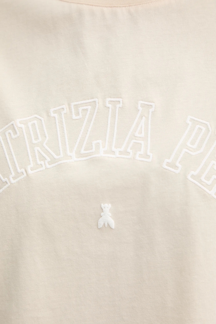 Patrizia Pepe t-shirt bawełniany 8M1798.J387 beżowy