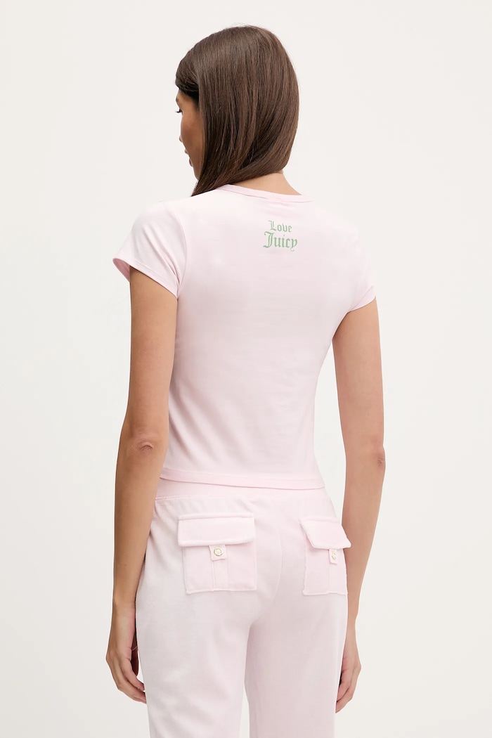 Ρούχα Μπλουζάκι Juicy Couture Angel JCNCT126461 ροζ