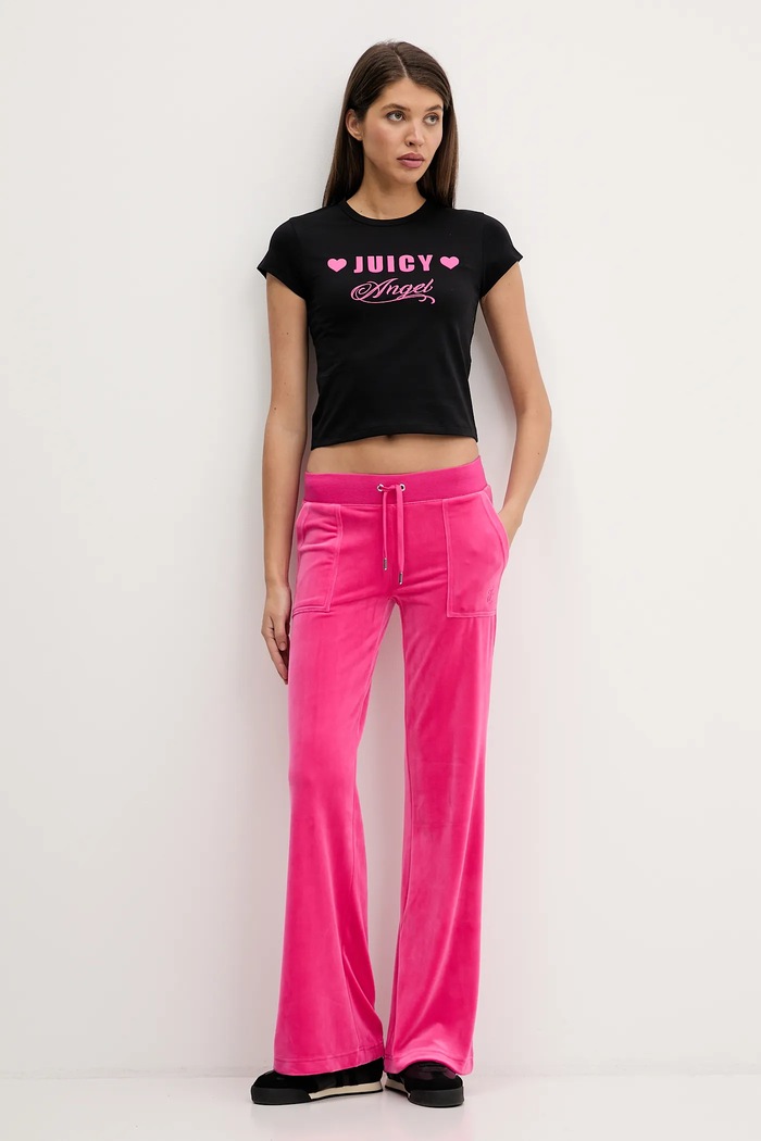 Μπλουζάκι Juicy Couture Angel JCNCT126461 μαύρο SS26