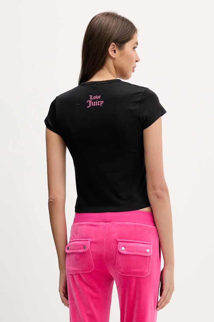 Ρούχα Μπλουζάκι Juicy Couture Angel JCNCT126461 μαύρο