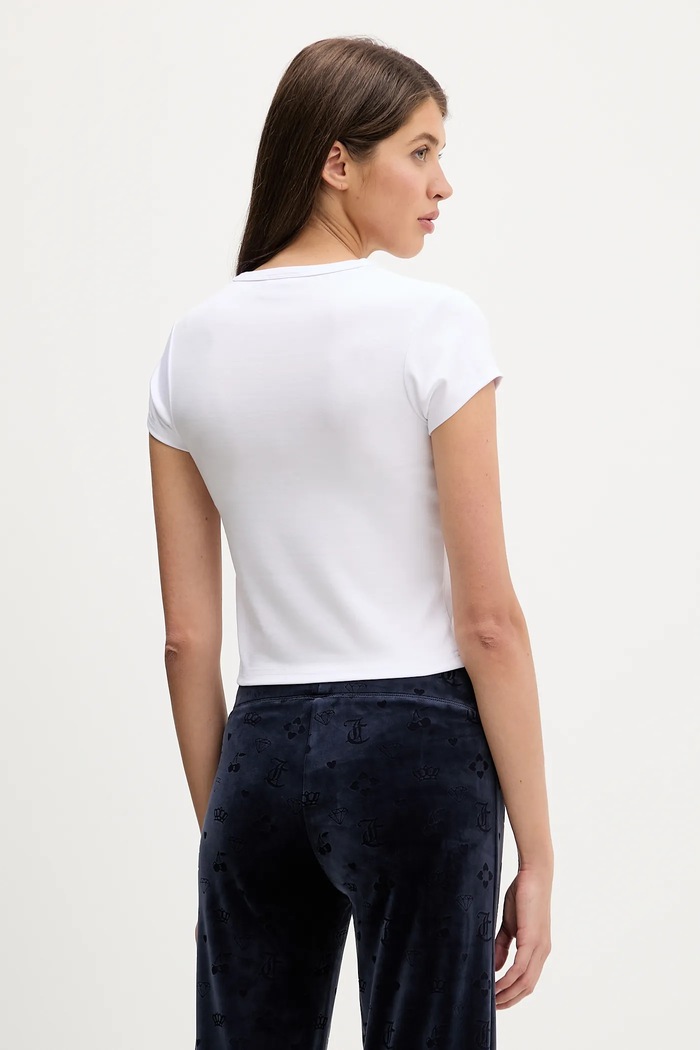Ρούχα Μπλουζάκι Juicy Couture JCWCT126301 λευκό
