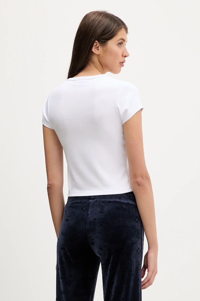 Ρούχα Μπλουζάκι Juicy Couture JCWCT126301 λευκό