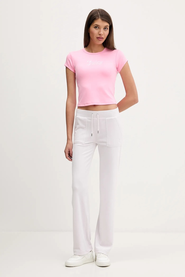 Μπλουζάκι Juicy Couture JCWCT126301 ροζ SS26