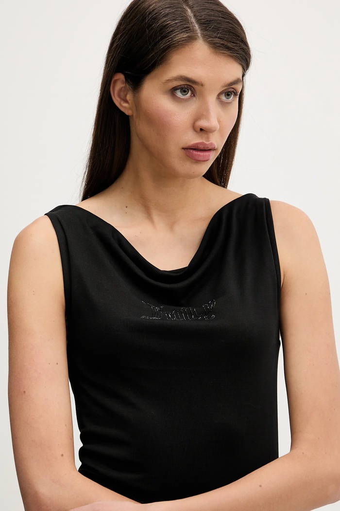 Top Juicy Couture μαύρο JCWCT126302