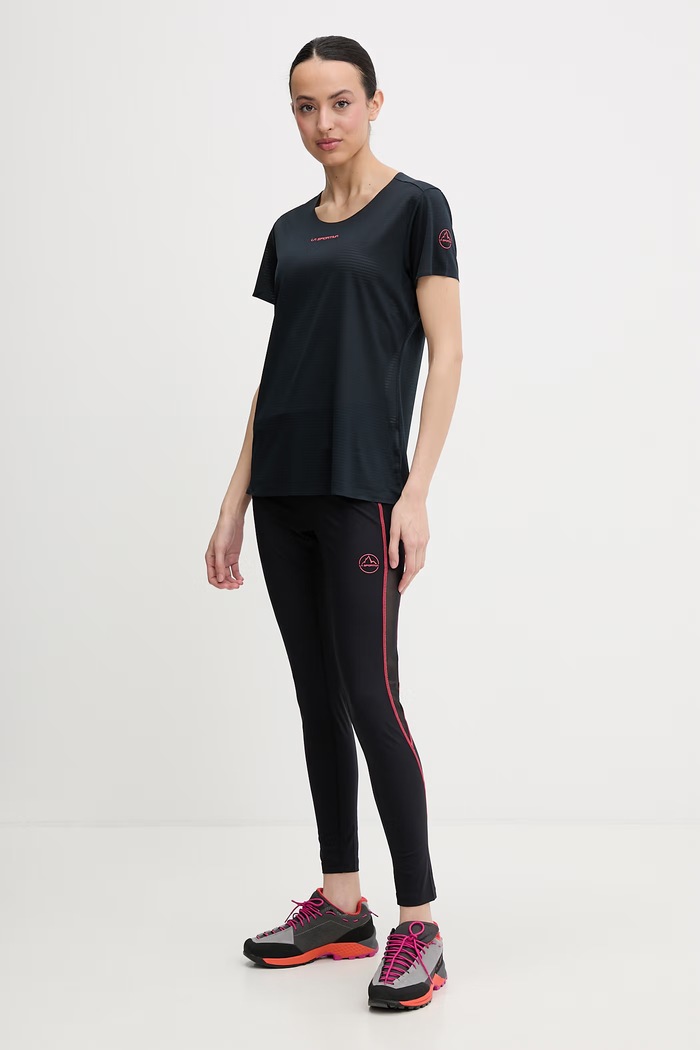 La Sportiva T-shirt trekkingowy damski Pure ZART072 czarny SS26