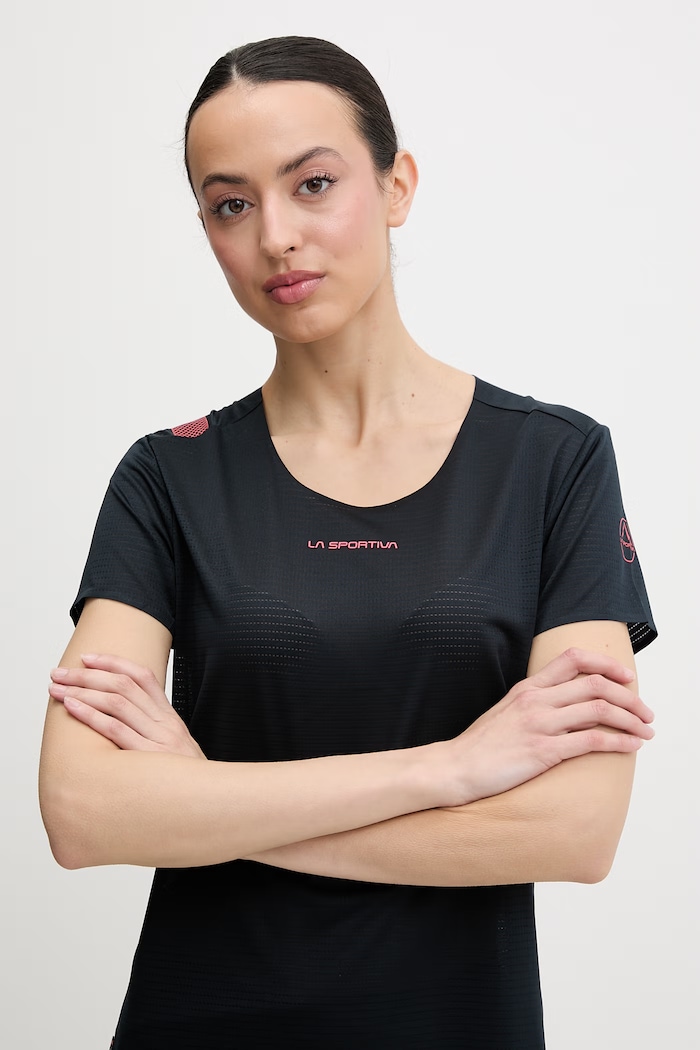 La Sportiva T-shirt trekkingowy damski Pure czarny ZART072