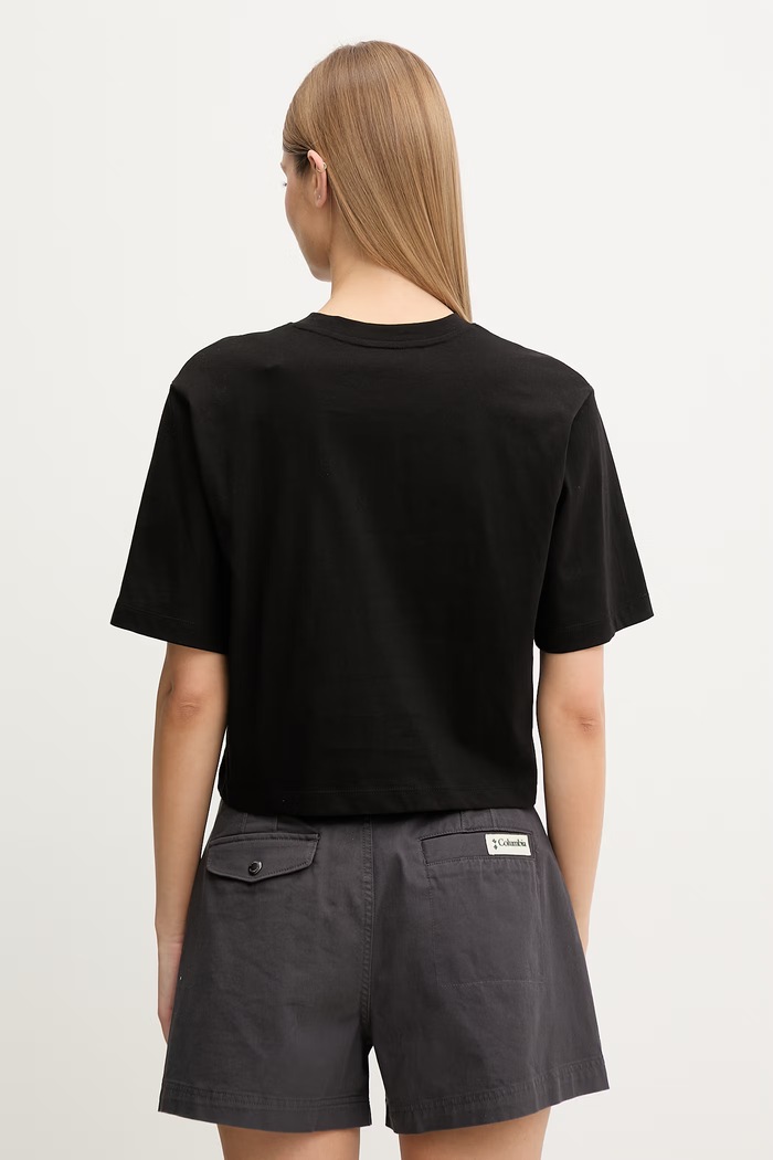 Oblečenie EA7 Emporio Armani tričko dámske bavlnené AF19935.7W001008 čierna