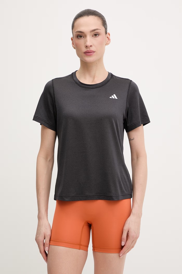 Tréningové tričko adidas Performance jednofarebný čierna KA2475