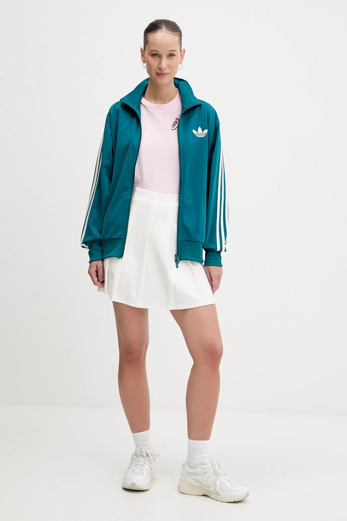 Βαμβακερό μπλουζάκι adidas ροζ KA9966
