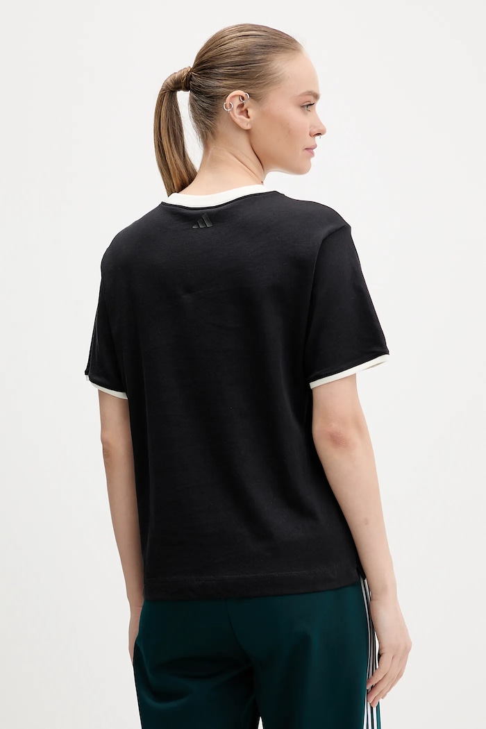 Îmbrăcăminte adidas tricou din bumbac KB8194 negru