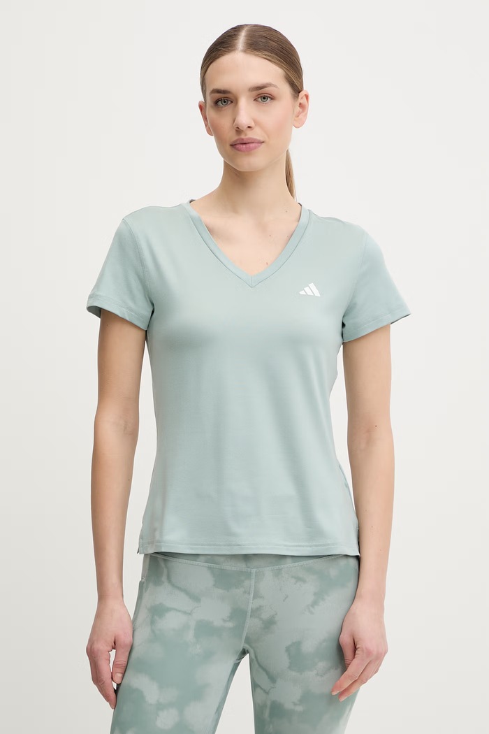 Tréningové tričko adidas Performance slim tyrkysová KB9596