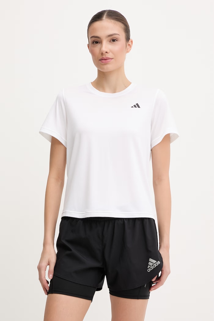 Μπλουζάκι προπόνησης adidas Performance κανονικό λευκό KB9640