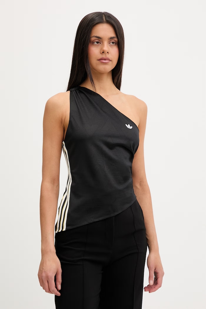 adidas Originals къс топ дамски черен KC9119