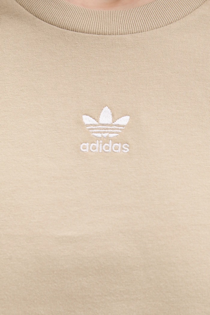 Бавовняна футболка adidas Originals KD1352 бежевий