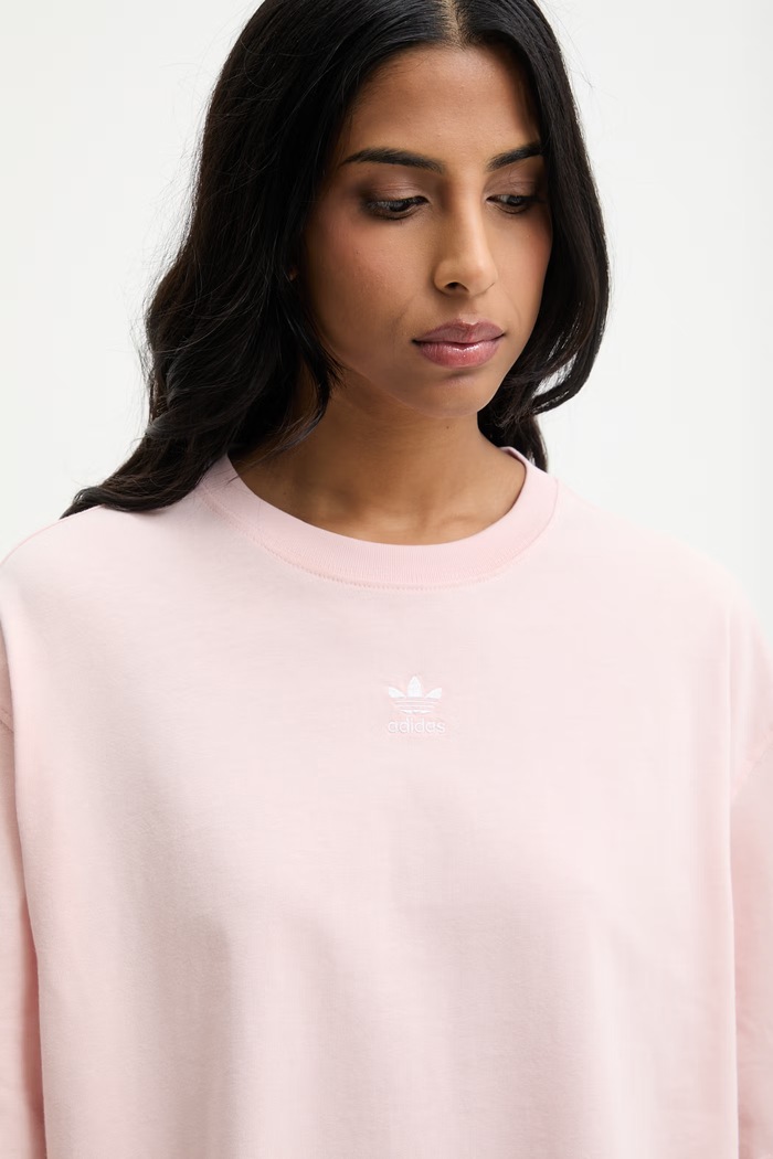 adidas Originals t-shirt bawełniany różowy KD1370