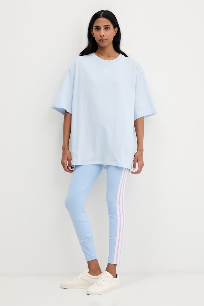 adidas Originals t-shirt bawełniany KD1374 niebieski SS26