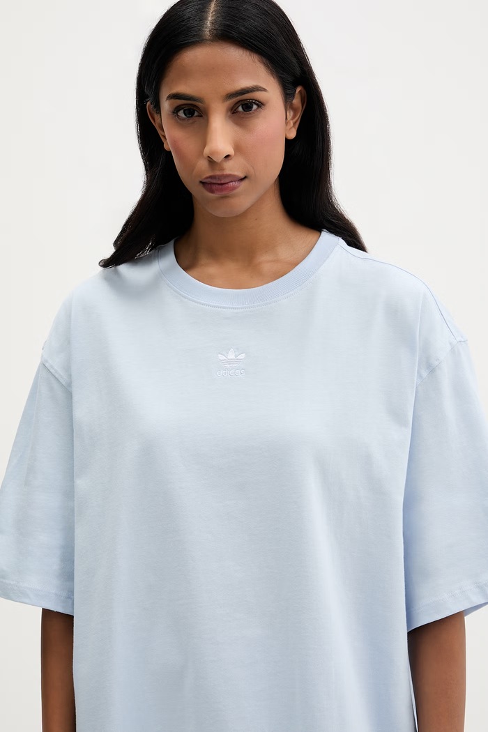 adidas Originals t-shirt bawełniany niebieski KD1374