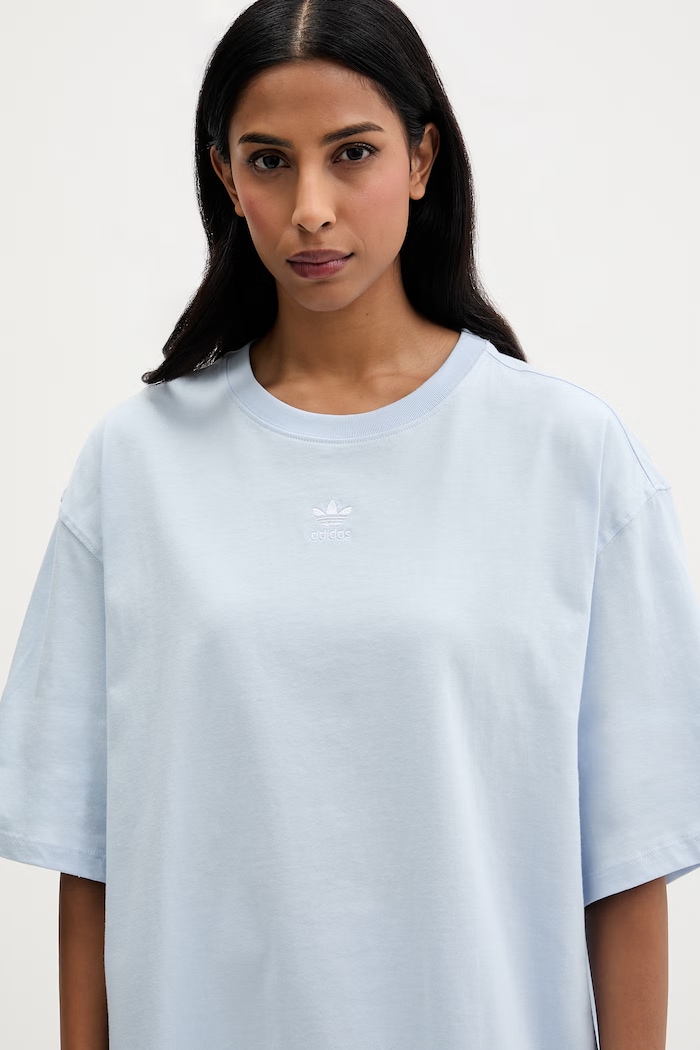 adidas Originals t-shirt bawełniany niebieski KD1374