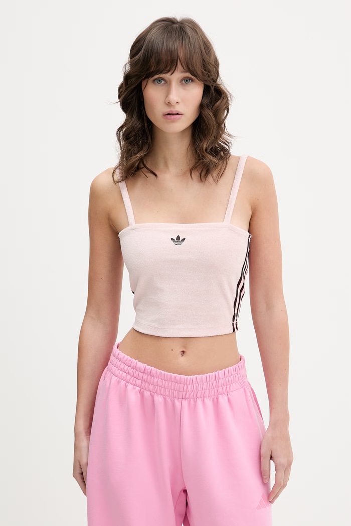Top adidas Originals nášivka ružová KD1404