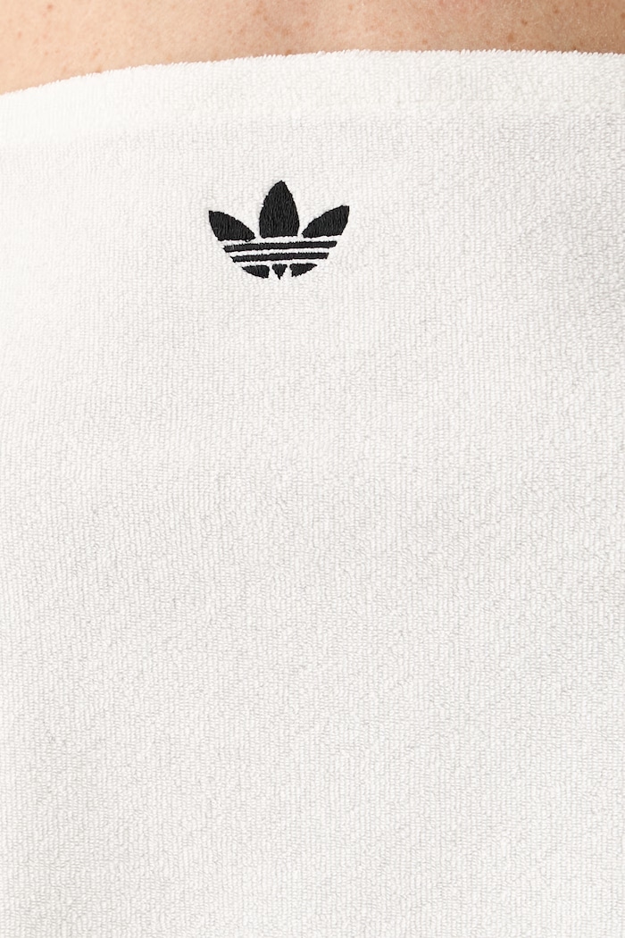 adidas Originals top damski z bawełną KD1405 beżowy