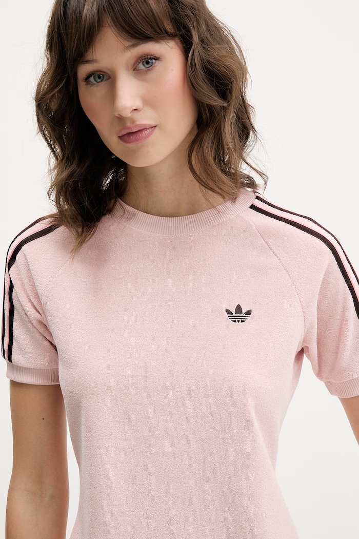 adidas Originals тениска дамска с памук розов KD1410