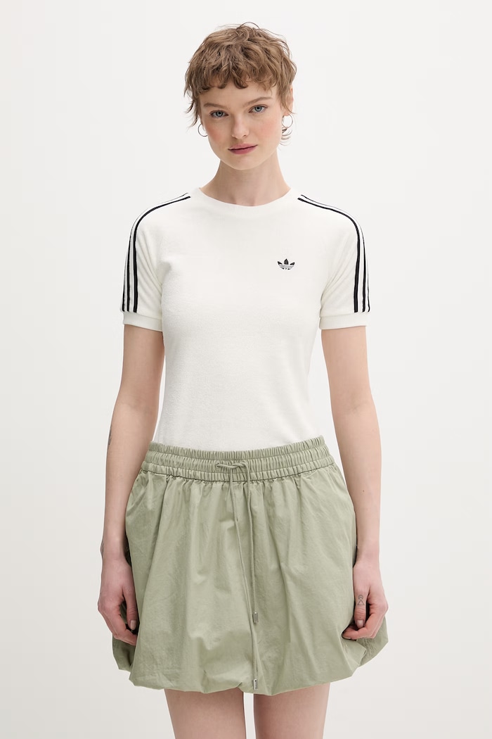 adidas Originals tricou pentru femei bej KD1411