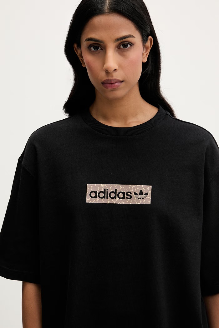 Bavlnené tričko adidas Originals čierna KD2822