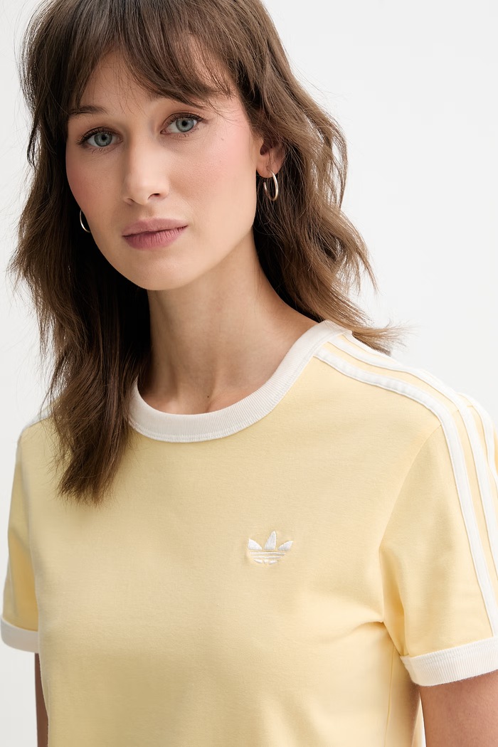 adidas Originals tricou de pentru femei galben KD3682