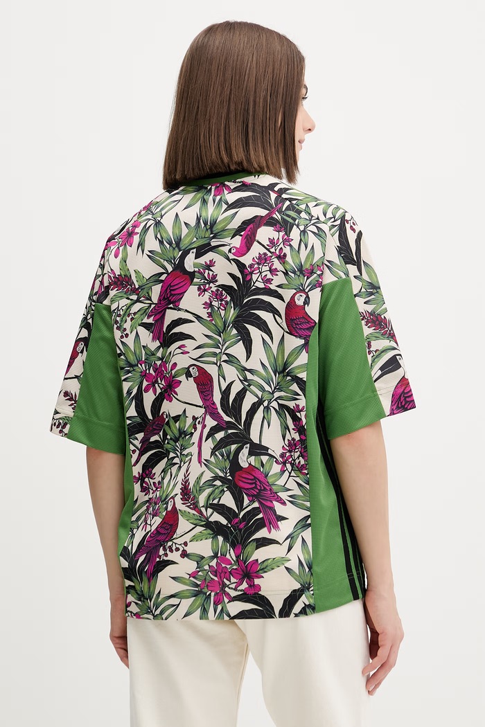 Îmbrăcăminte adidas tricou x Farm Rio KD4628 verde