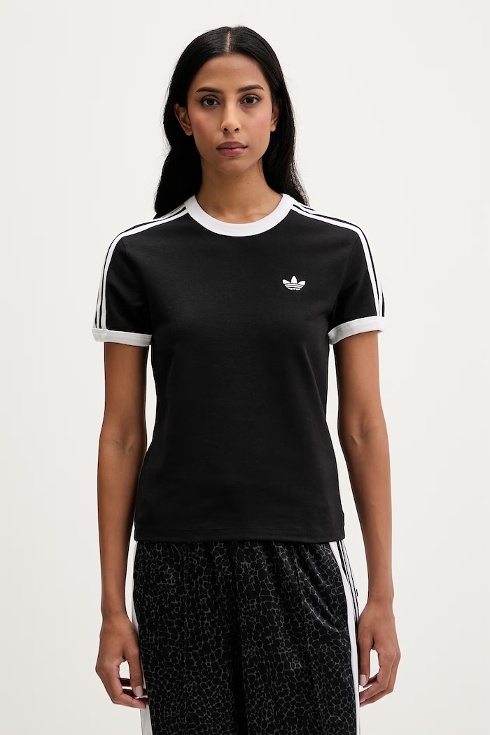 adidas Originals t-shirt aplikacja czarny KD7980
