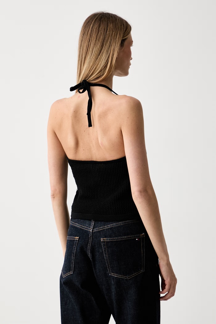 Abbigliamento adidas Originals top traforato da donna KE0199 nero