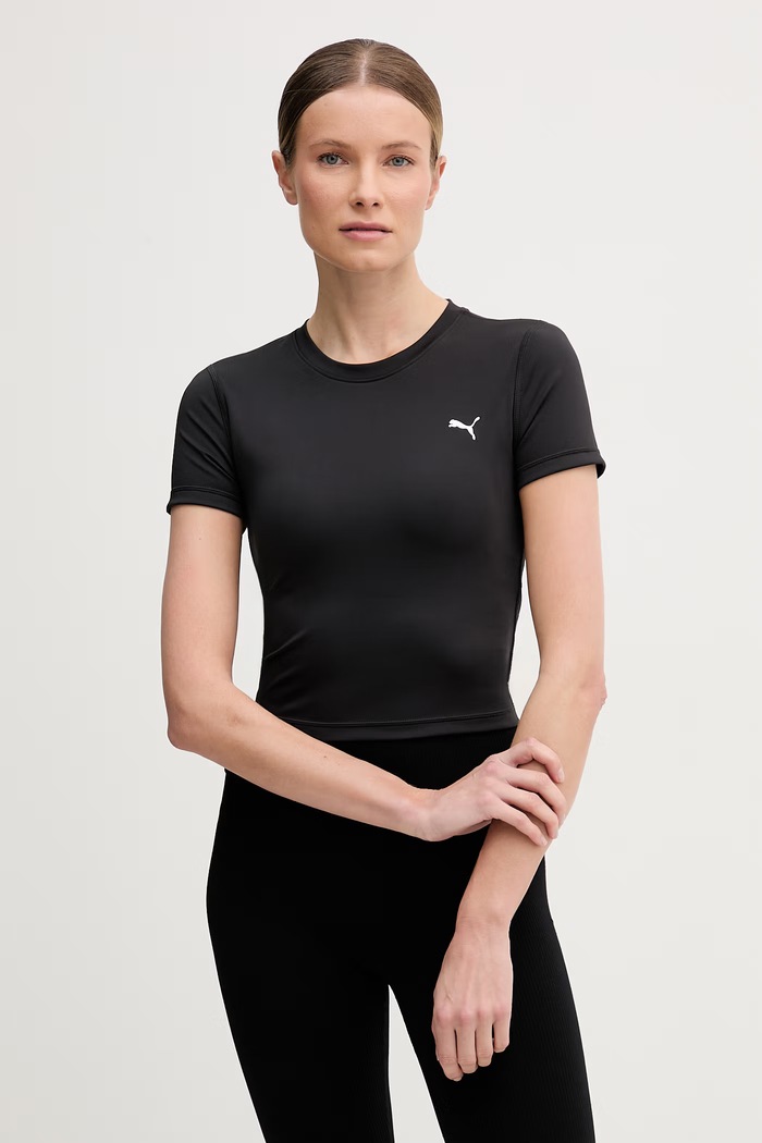 Oblečenie Puma tréningové tričko dámske Puma Strong 528494 čierna