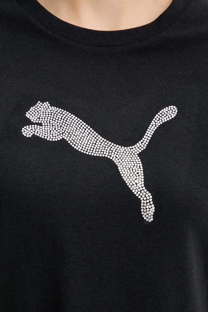 Puma tričko dámské bavlněné GRAPHIC 634566 černá