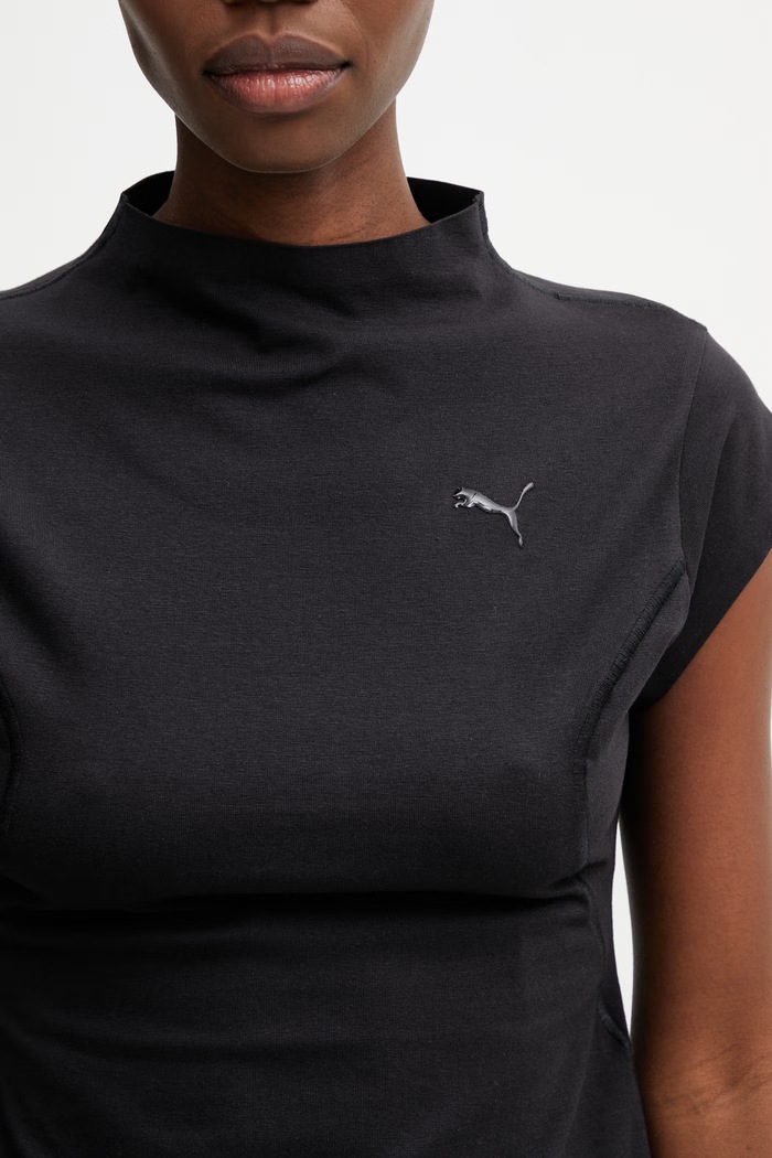 Puma PUMATECH SENSE tričko bavlnené s elastanom dámske čierna 634568