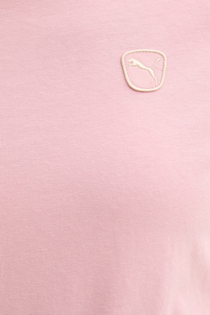 Puma t-shirt da donna in cotone Essential Elevated 691855 rosa