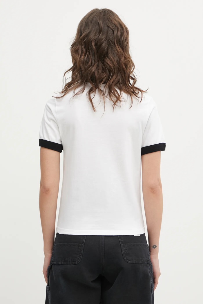 Clothing Carhartt WIP cotton t-shirt W SS Reminiscing Ringer T-S I036034.260 white