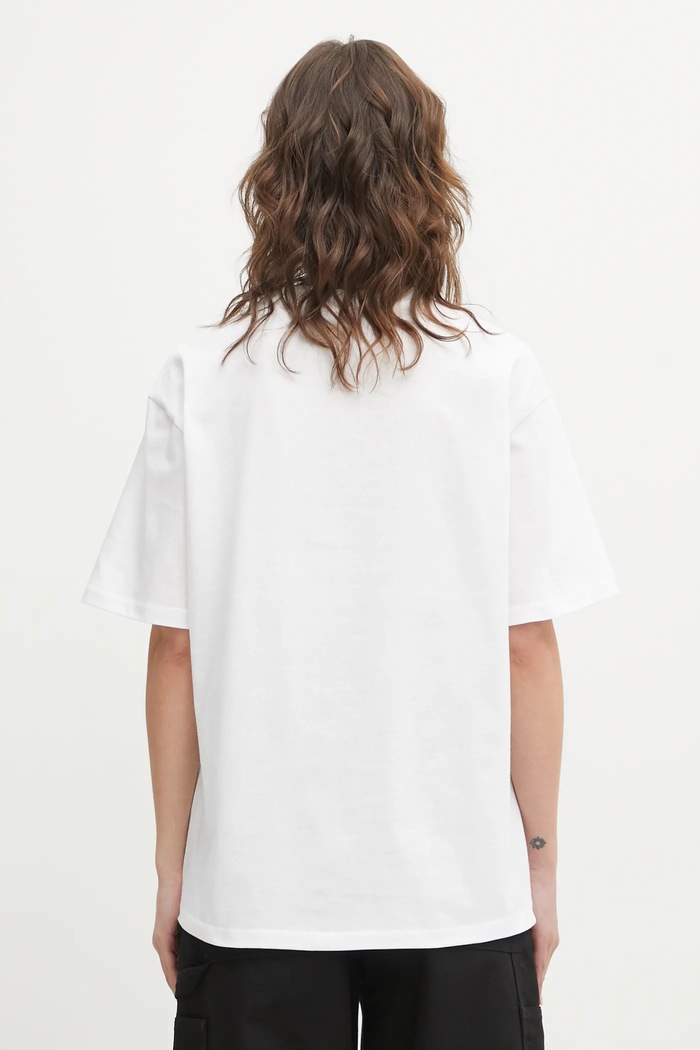Clothing Carhartt WIP cotton t-shirt W SS Inverted Charm T-Shirt I036030.02XX white