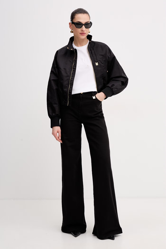 Elisabetta Franchi tričko dámske bavlnené MA01761E2 biela SS26