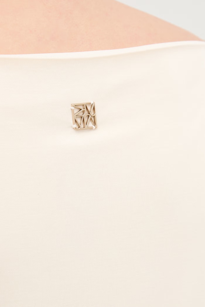 Mos Mosh t-shirt Shima 177470 beige