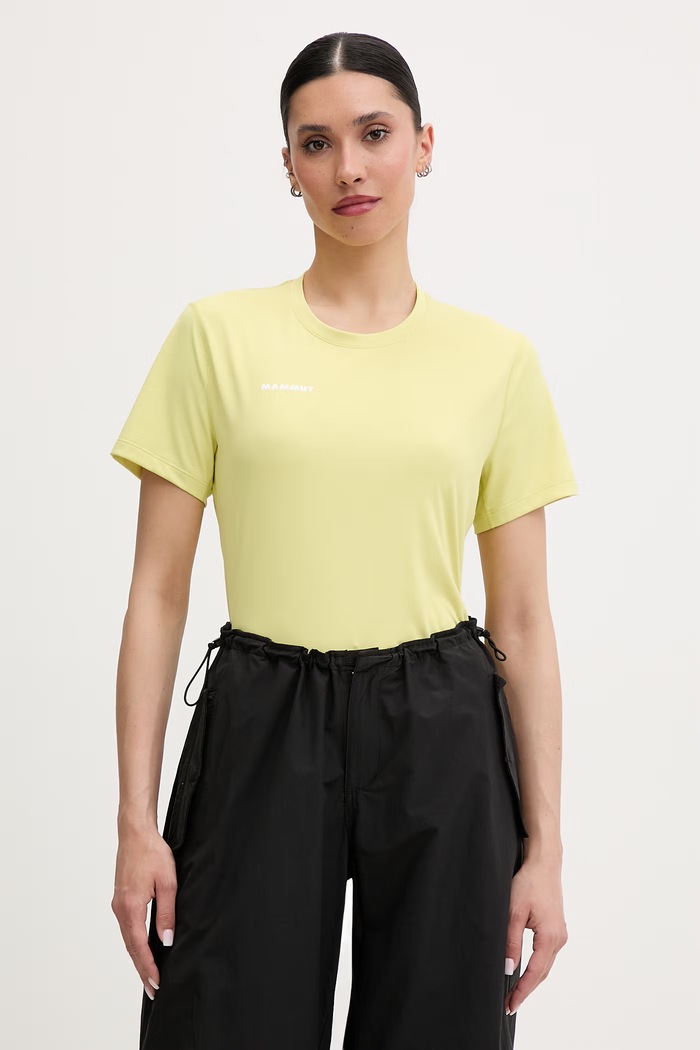 Mammut t-shirt női Selun sárga 1017.07660