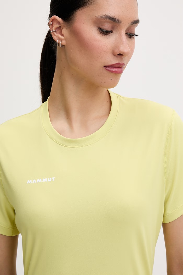 Mammut t-shirt női Selun sárga 1017.07660