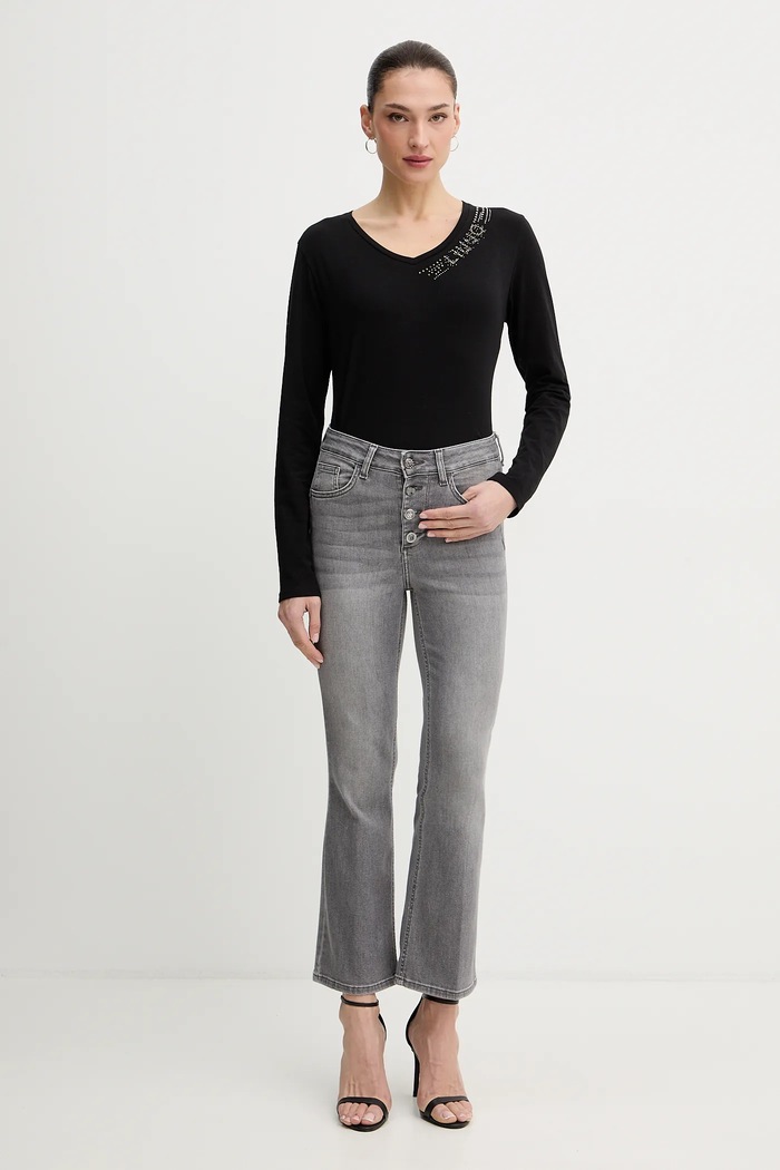 Liu Jo longsleeve TA6053.JS003 czarny SS26