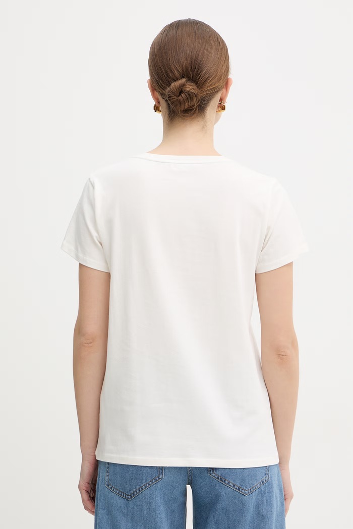 Îmbrăcăminte Liu Jo tricou TA6287.JS003 bej