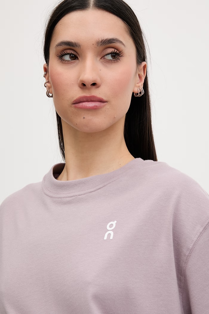 On crop top női pamut Club lila 1WF11124390