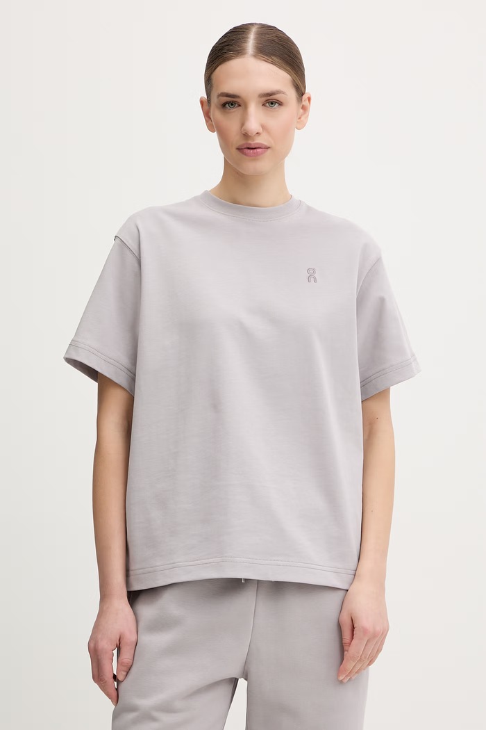 On tricou din bumbac Club Collective uni gri 1WG11074425