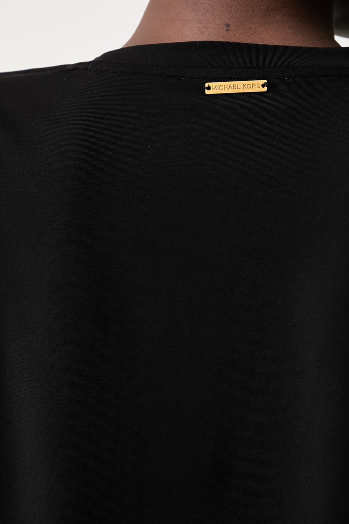 MICHAEL Michael Kors T-shirt damski MR6531FH6J czarny