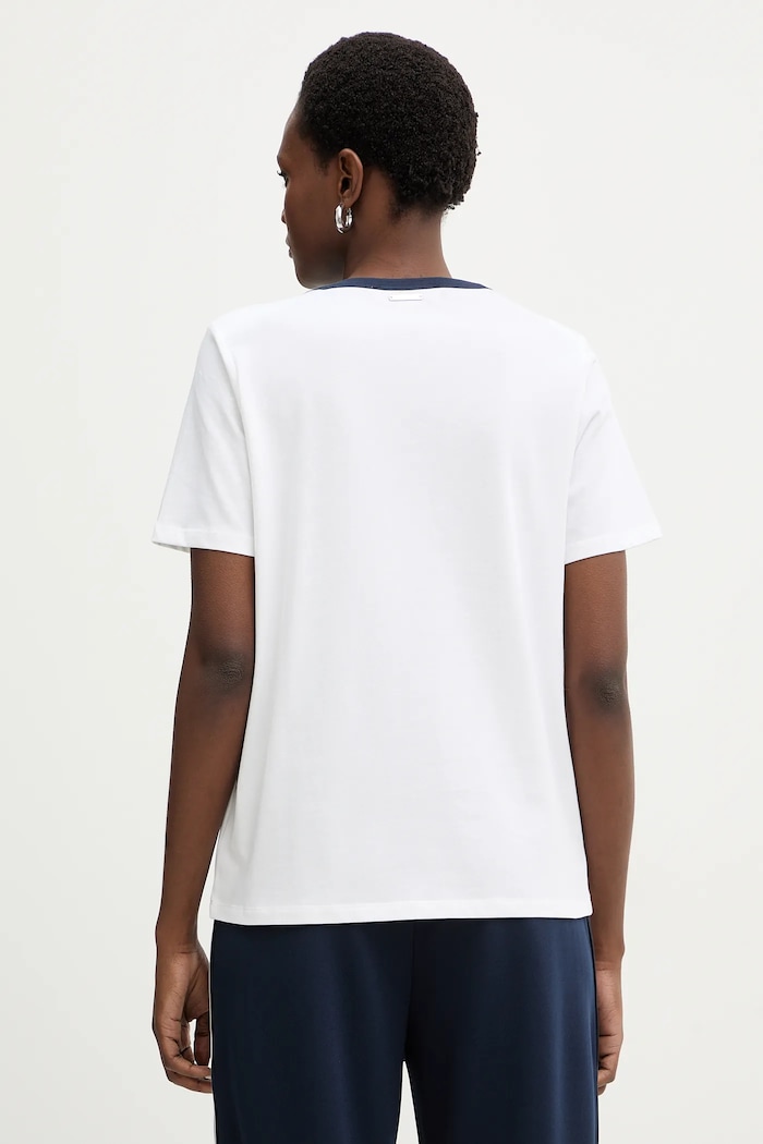 Odzież MICHAEL Michael Kors t-shirt bawełniany MR651WT97J beżowy
