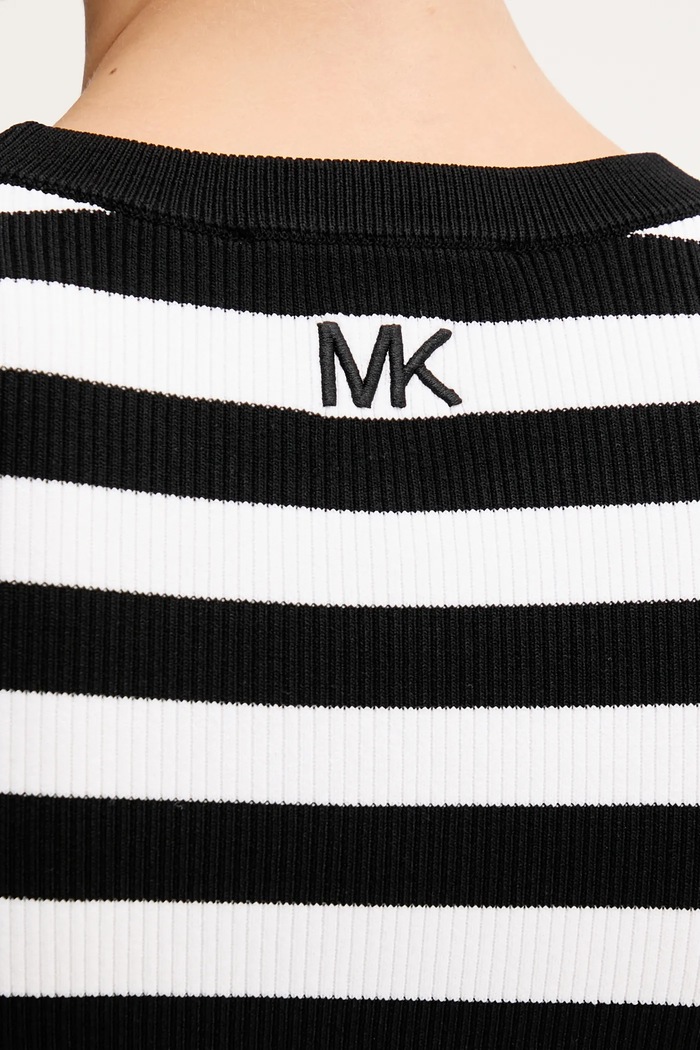 Μπλουζάκι MICHAEL Michael Kors MR661ENKLS μαύρο